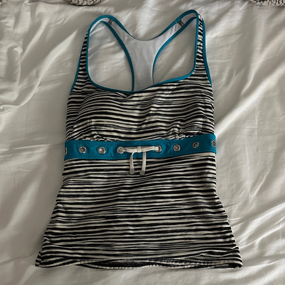 Y2K Zebra Racerback Tank